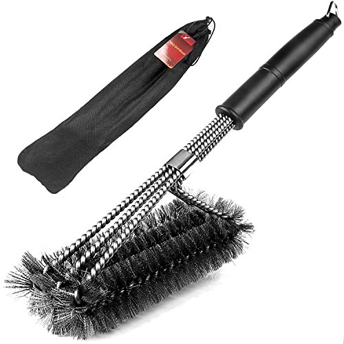 Cooleaf 18″ BBQ Grillbürsten, 304 Edestahlbürste Perfekt für gewerblichen Einsatz, Outdoor und Camping - 7