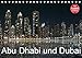 Produktbild Abu Dhabi und Dubai (Tischkalender 2019 DIN A5 quer): Zwei Motropolen am Persischen Golf (Geburtstagskalender, 14 Seiten ) (CALVENDO Orte)