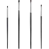 Bremorou 4 Pcs Mini Eyeliner Brush Set, Eyeliner Brush, Mini Eye Blending Brush, Vegan &amp; Cruelty-Free Eyeshadow Brushes