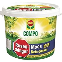 Compo Rasendünger Moos -nein Danke! mit 6 Wochen Wirkung, Feingranulat, 4 kg, 160 m²