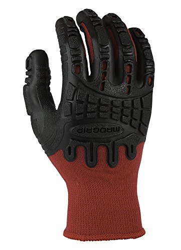 Preisvergleich Produktbild Madgrip Pro Palm Utility Handschuhe, Medium, Schwarz, PPTRDBRM-REDBLK