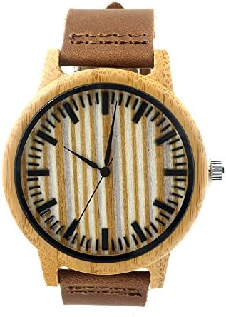 MSB Wide shell white flour / scale vertical stripes / fashion trends / men's ladies quartz wood table