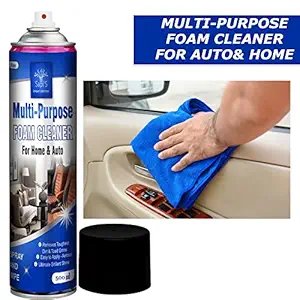 Sapi'S Multi-Purpose Interior Foaming Foam Cleaner for Home and Auto Seats, Dashboard Leather Vinyl Rubber,Doors, PU/Leather- 500 Ml