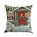 Produktbild serliy Weihnachtsdruck Färben Weich Taille Wurf Flauschige kissenbezüge kissenhüllen Spannbettlaken Hause sofakissenbezug günstige schöne Moderne Plüsch Hohe Qualität Polsterung Baumwolle bettwäsche