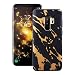 Produktbild Yokata Samsung Galaxy S9 plus Hülle Silikon Marmor Motiv Weich Handyhülle Schutzhülle TPU Schale Bumper Ultra Slim Dünn Premium One Piece Kratzfest Schutz für Samsung Galaxy S9 plus - Schwarz + Gold