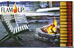 Flam'Up - Allumettes Extra Longues De 10Cm - 70 Allumettes - Lot De 3 - Prix Du Lot - Livraison Rapide En France Métropolitaine