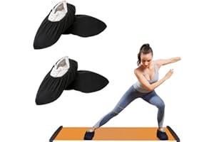 USTNIR 2 Paia Copriscarpe Riutilizzabili, Copriscarpe, Copriscarpe Antipolvere, Copertura Scarpe di Antiscivolo, Lavabili, 34-45 (Nero)