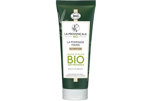 La Provençale – La Pommade Nutrition Mains – Huile d’Olive Bio AOC Provence – Pour Peaux Sèche - 75 ml