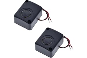 Namvo 2st 12 V DC Mini Piezo Alarm Siren, 110 dB Försäkringsskåp Stöldskyddslarm Högdecibel summer för bil
