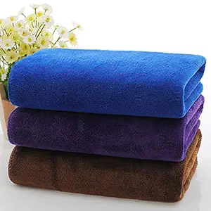 Moto Tech Microfiber Cleaning cloth | 3 Pcs | 350 GSM | 40X40 Cms | Thick, Lint and streak Free | Multipurpose Cloth for Car, Bike, Window, Kitchen, Home, office