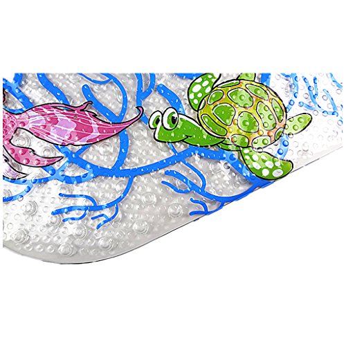 Anlass Kids Cartoon Non Slip Mats Mildew Resistant Non Slip Mats for Children Sea Turtle - 4