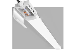 ‎ANTENLICHT ANTENLICHT LED Feuchtraumleuchte 120CM mit 36W 3960Lumen Kaltlweiß 5000k, Einfache Montage Wannenleuchte Flach Deckenleuchte Feuchtraum Wasserfest IP65 Werkstattlampe für Büro Keller Garage, Weiß