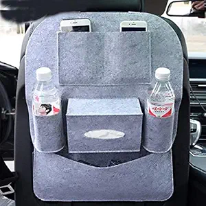 Jeval Car Back Multifunctional Automobile Seat Storage Bag (1 Pcs, Assorted Colour)