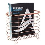 VERSÁTIL: Esta cesta para revistas es adecuada no sólo para el almacenamiento de periódicos, sino también para libros o revistas en el baño o la sala de estar.