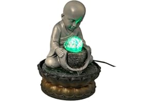 lachineuse Fontaine A Eau - Bonze MEDITANT