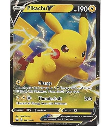 Pikachu V 043/185 Ultra Rare Pokemon Card (SWSH04 Vivid