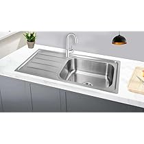 Lavello Da Cucina In Acciaio Inox 304 - 100x50 Cm, Vasca XXL 50x40, Anticondensa E Fonoassorbente - Foto 7