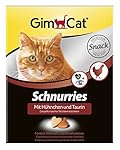 GimCat Schnurries Taurin und Hühnchen, 1 Packung (1 x 420 g)