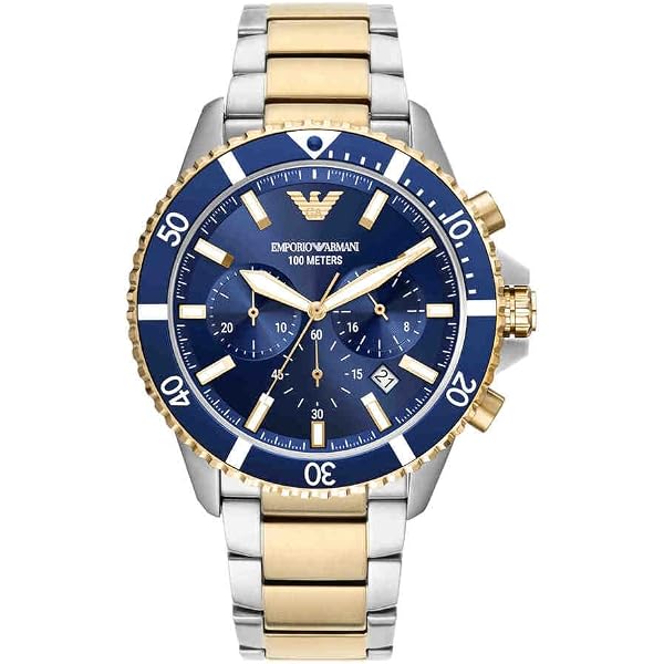 Emporio Armani Men's Connected Quartz Watch with Digital Display
