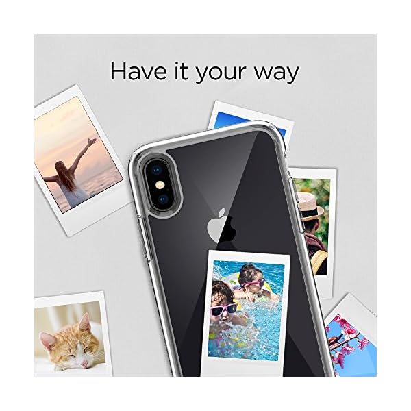 Spigen  057CS22127 Ultra Hybrid Funda iPhone XS/X - Transparente - Imagen 9
