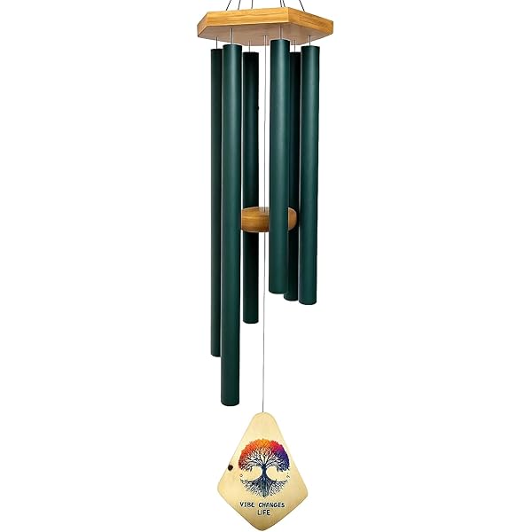 Nature's Melody Wind Chimes for Outdoor, Tuned Unique Metal Tubes