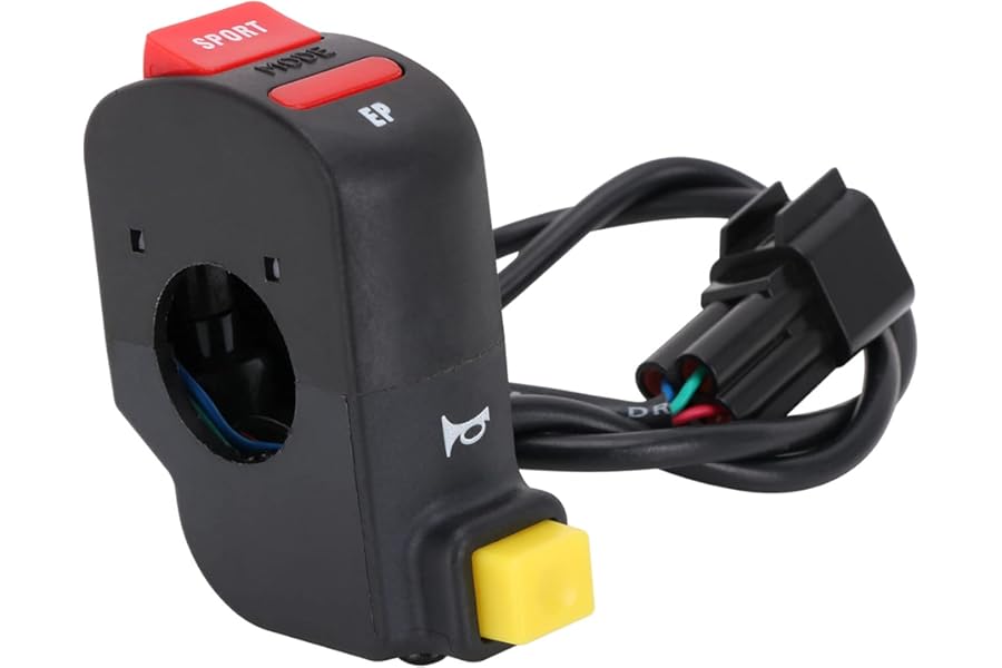 Motorbike Switch Assembly,Left Start Switch Assembly Motorcycle Handlebar Switch Assembly for Surron Sur-Ron S/X Sur Ron Light Bee Surron Accessories
