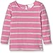 Pumpkin Patch Baby Girls 0-24m Stripe Crew Neck Longsleeve Top Long Sleeve T-Shirt, Pink (Chateau Rose), 0-3 Months