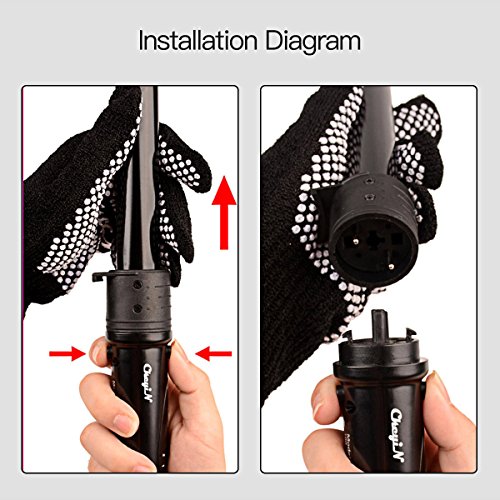 CkeyiN ®3-in-1 Multifunktions Austauschbare Lockenwickler Kit - 8