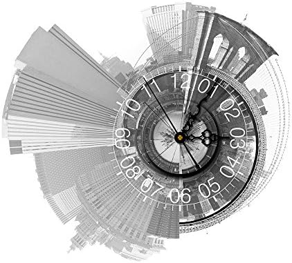 GJ- 3D creative quiet movement fashion beautiful and environmentally friendly no noise clock wall stickers, BChristmas present
