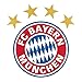 Produktbild Wandtattoo Logo FC Bayern München FCB + gratis Aufkleber, Munich, Wall Tattoo
