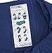 Wallaboo Baby sling Connection, Easy Adjustable and Ergonomic, Newborn 8lbs to 33 lbs, 100% Cotton, 3 Sitting Positions, Color: True Blue