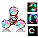 Produktbild Mode Spielzeug Hand Spinner LED Licht Fidget Hand Spinner Stress Relief Manipulative Spiel Spielzeug (E)