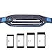 Produktbild Running Gürtel Taille Pack Tasche, Cheeroyal 4 '' - 6 '' Taschen Taillengürtel zum Joggen, Laufen und Übung, Reißverschluss Taschen Workout Laufband für iPhone 7, 7 plus, 6, 6plus, 6s, 6s plus 5, 5s, 5c, Galaxy S5, S4, LG G5 G6 (blau)