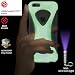 Produktbild Palmo iPhone 6s/6 Hülle Case (GiD - Glow in the Dark) - One finger gripping iPhone case to prevent dropping Gewinner des Red Dot Award: Product Design 2017 & GOOD DESIGN AWARD 2015 – Fallgetestet durch das US-Militär, Einhandbedienung, Selfies, ultraleicht, kratzfeste Beschichtung, erstklassige Silikonhülle mit Trageband zur Verhinderung des Herunterfallens, aufprallsicher, staubdicht, schlichtes Design, Pokemon Go kompatibel, erweiterte Daumensteuerung
