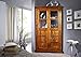 Produktbild OXFORD Eckschrank #0410 Akazie honig massiv B/H/T ca. 108/183/57 cm - 2-trg. mit Glas