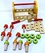 Allkindathings Childrens Wooden Rooster Tool Box Toy Nuts Bolts Hammer Screwdriver
