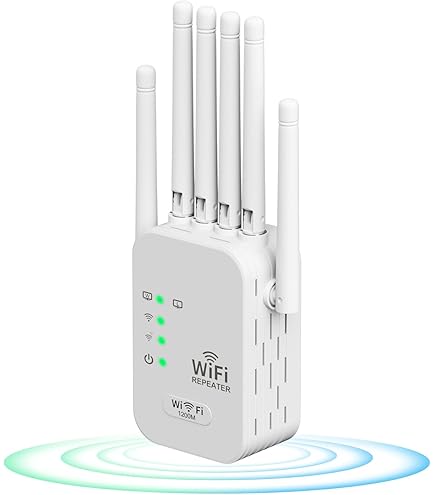 WLAN Repeater Bis 5000sq.ft - WiFi Extender Mit Ethernet Port - Ein-Knopf Setup & AP/Repeater Modus