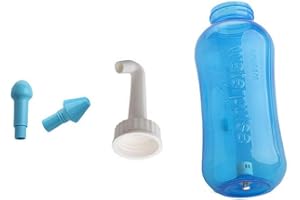 LAYBRAVE Laimoere Neti Pot Sinus Sciacquo Bottiglia Nasale Detergente per Naso Risciacquo a Pressione Irrigazione Nasale per Adulti e Bambini Senza BPA 300 ML