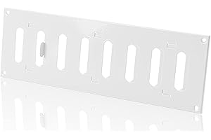 ABOUT VENT 300x100mm Griglia di Ventilazione Regolabile Bianca - Griglie di Aerazione in Metallo