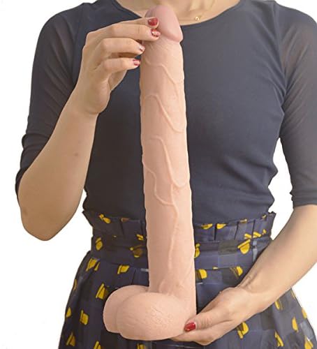 39.5cm Realistic Dil-do Suction Cup, Natural Dil-do Suction Dil-do Female and Male, P-enis A-dult V-agina S-ex Toy
