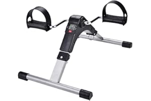 ‎COCOARM Cocoarm Heimtrainer Bewegungstrainer Pedaltrainer Faltbar Fitness Mini Fahrrad Bewegungstraining Trainingsgerät Fahrradtrainer Fitnessgerät für Arm und Beintrainer Heimtrainer mit LCD Monitor