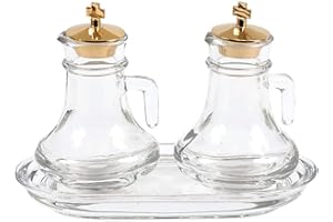 Holyart Vinajeras de Vidrio para la liturgia