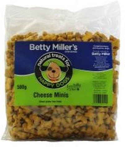 Betty Millers Cheese Minis Dog Treats (500g) (May Vary)