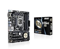 Asus Z170M-E D3 Mainboard (Sockel 1151, Micro-ATX, Intel Z170, 4x DDR3-Speicher, M.2 Schnittstelle)