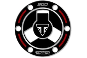 AZGRAPHISHOP FUEL CAP PROTECTION RESIN 3D TRIUMPH Tiger 900 / GT/GT PRO/RALLY/RALLY PRO 2020 GP-681 (RED)