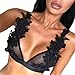 Produktbild ODRD Damen Dessous Frauen Unterwäsche Frauen Sexy BH Feste Weste Spitze Nahtlose Atmungsaktive Push Up Top Unterwäsche Babydoll Set BH Sexy Body Nachtwäsche Erotik Lingerie Damenwäsche