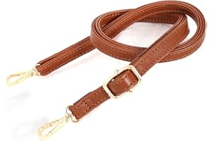 WXNPA Tracolla per Borsa, 1 Pezzi Cinghia di Spalla di Borsa, Staccabile Regolabile Cinghia di Spalla per Borsetta a Tracolla o Borsa Messenger, Marrone