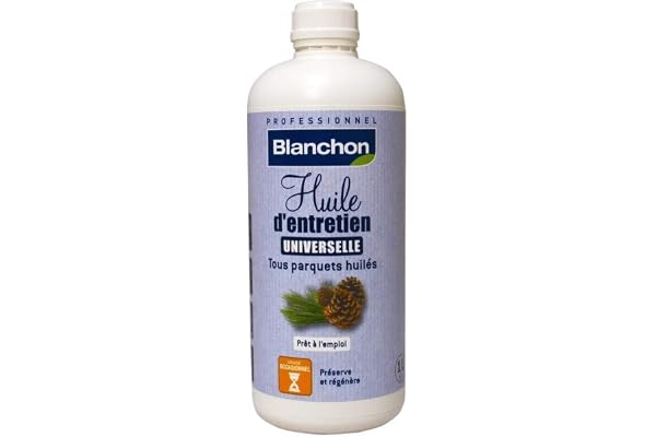 Huile d'entretien Parquet universelle Satinée - Blanchon - 1L