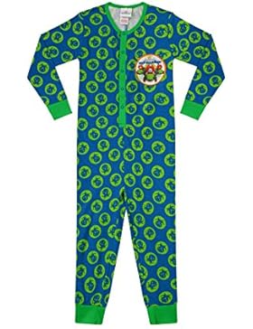 ThePyjamaFactory Jungen Strampelanzug Blau Blau