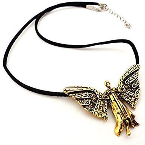 Mortal Instruments City OF Bones THE Neck Chain Necklace Pendant Angel Angel Wings Novelty Necklace